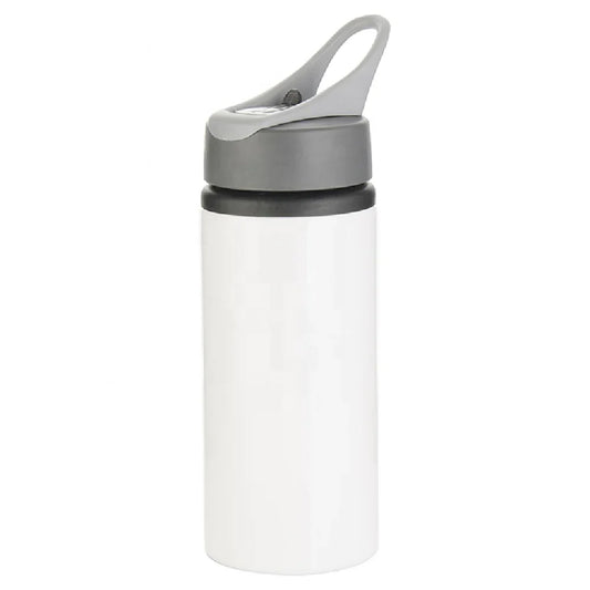 Water Bottle with Intergrated Straw Lid