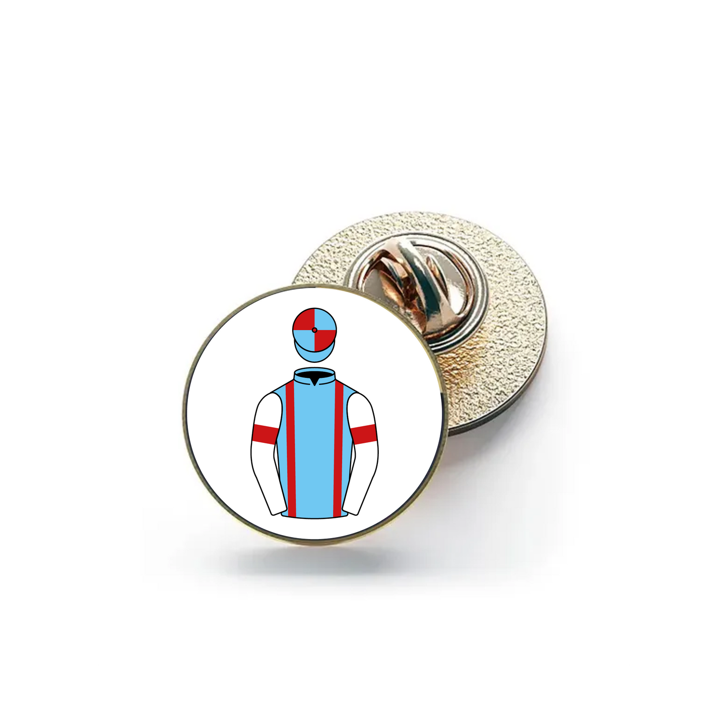 Kate And Andrew Brooks Pin Badge