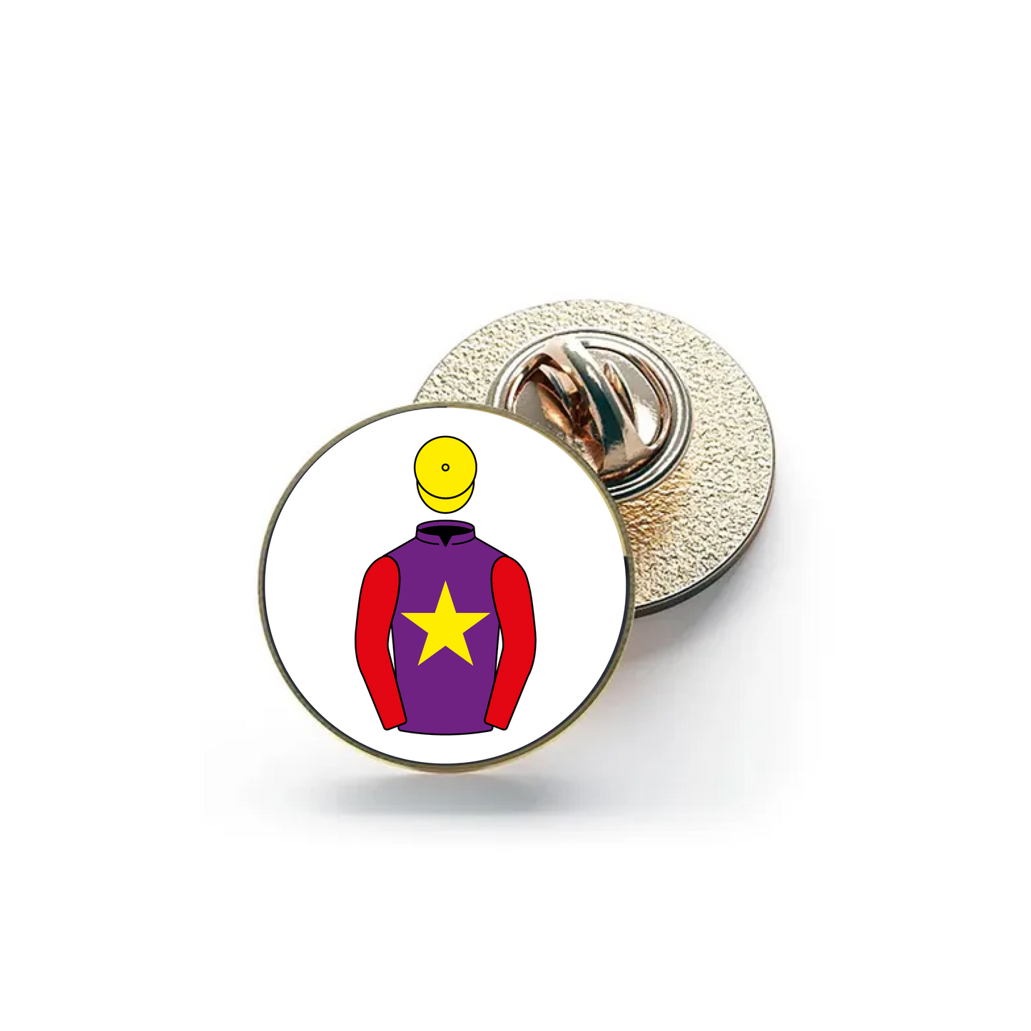 Mrs B Tully and R Lock Pin Badge