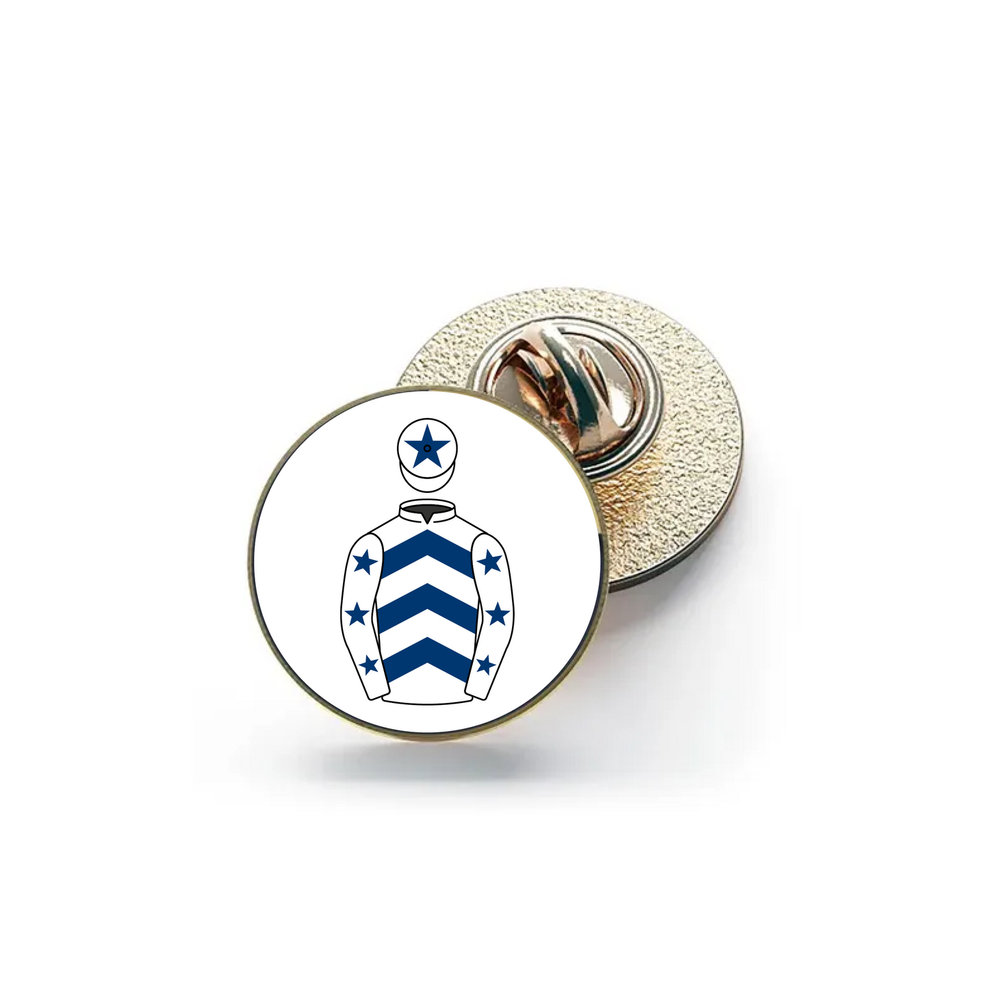 Basher Watts Racing Pin Badge