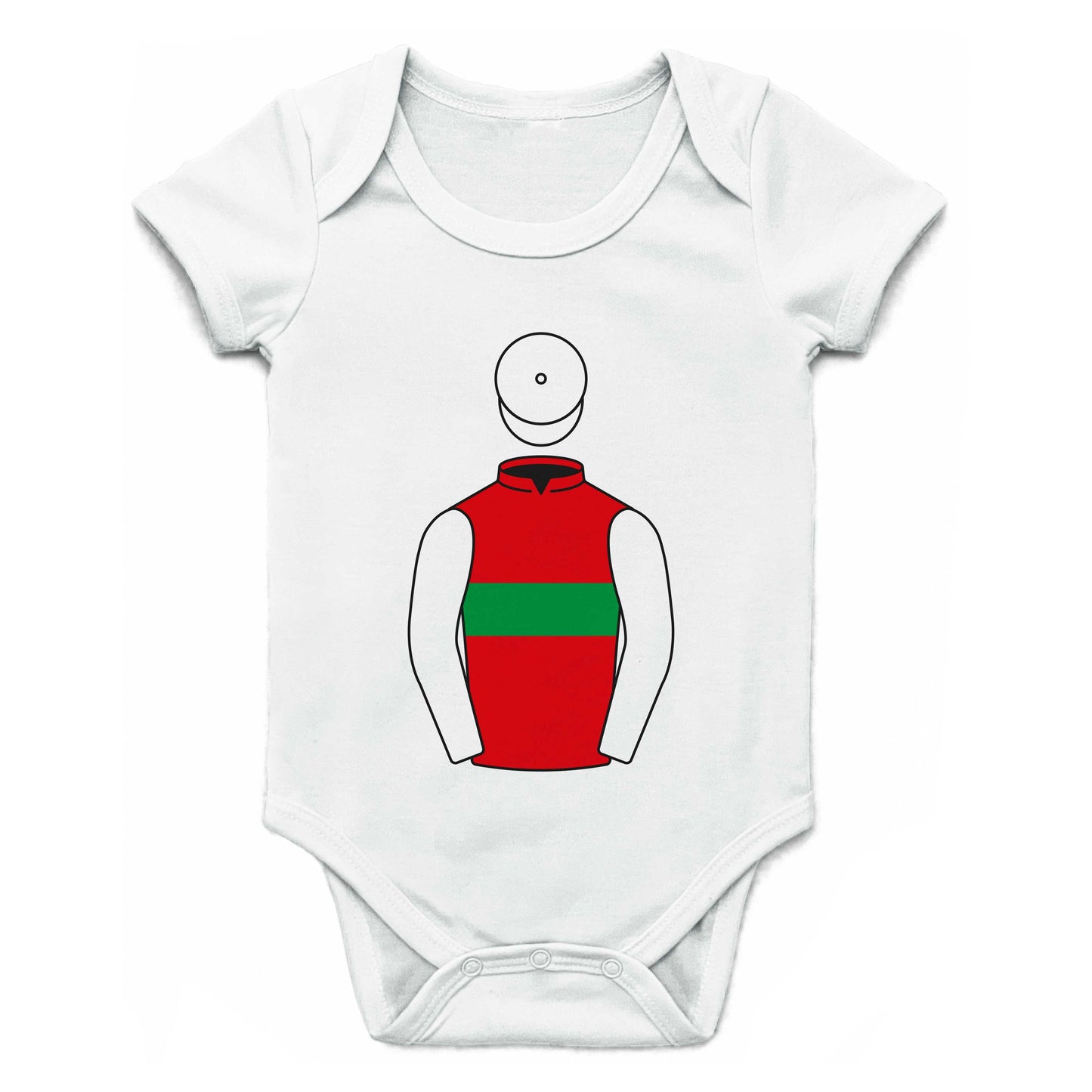 The Fob Racing Partnership Single Silks Baby Grow