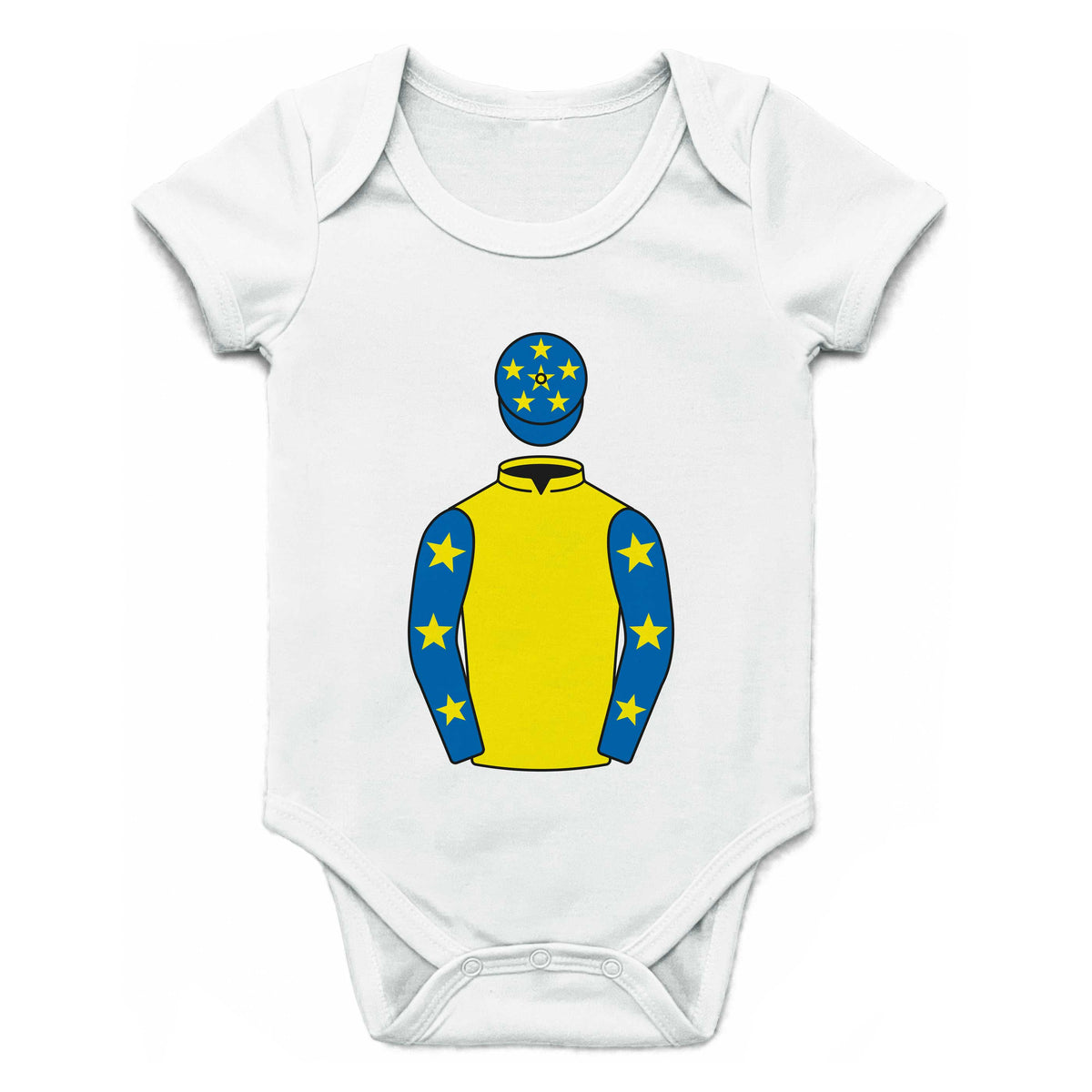 Keith, David & Stephen Trowbridge Single Silks Baby Grow