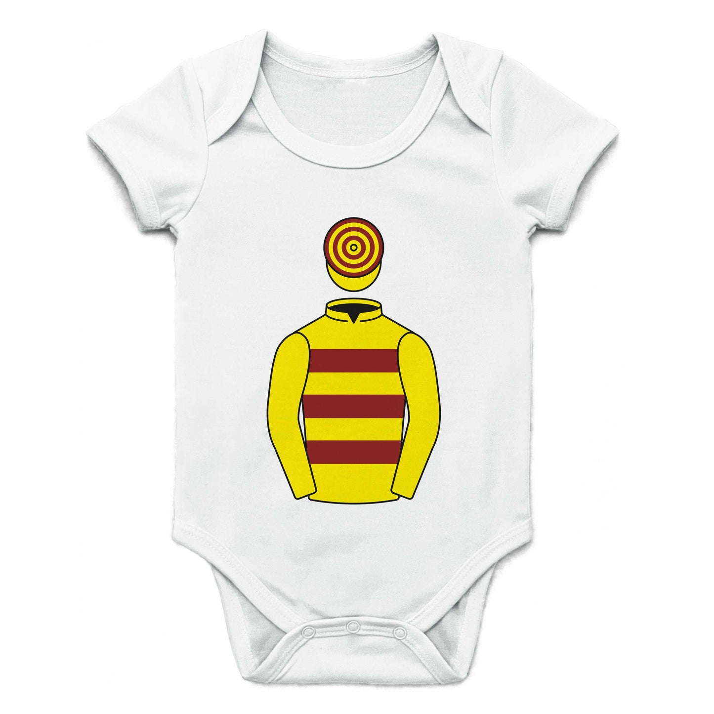 R Tate Single Silks Baby Grow