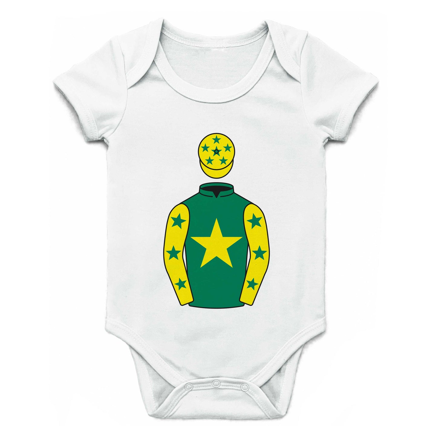 Racing To Profit Single Silks Baby Grow
