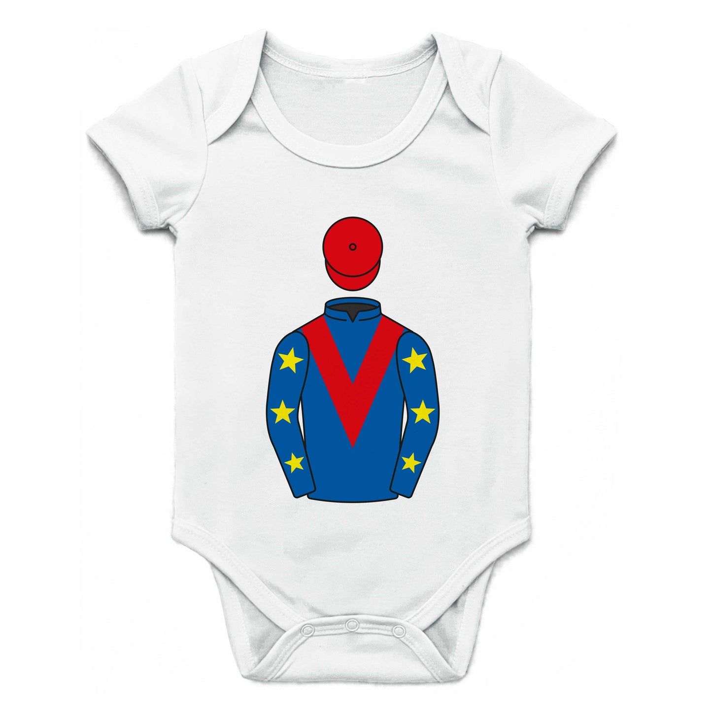 Rebecca Curtis Racing Single Silks Baby Grow