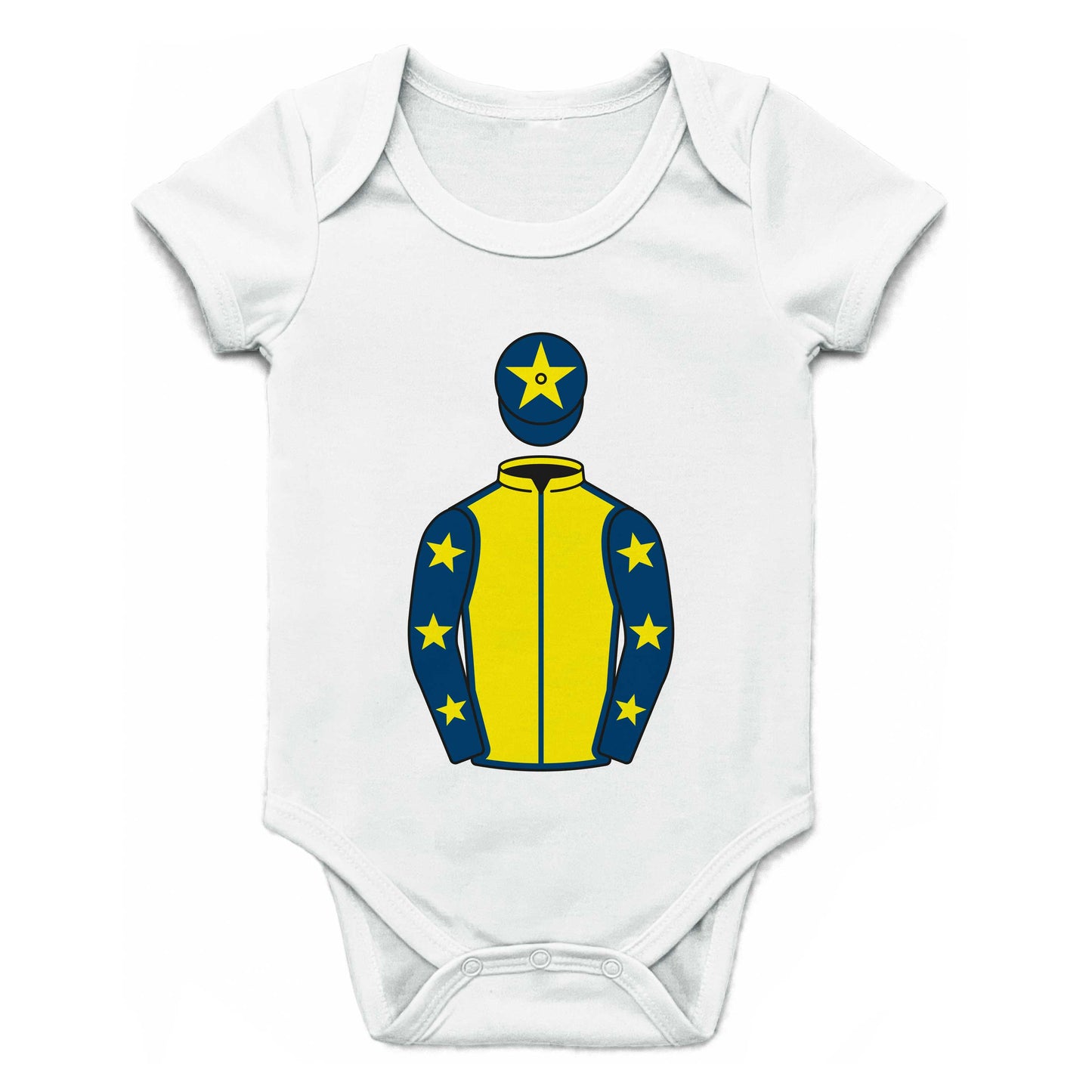 Surrey Racing Single Silks Baby Grow