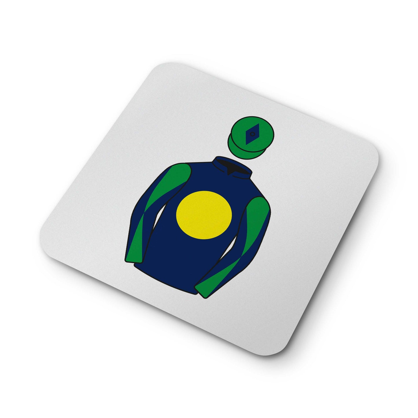Winter Gold Racing Ceramic Coaster