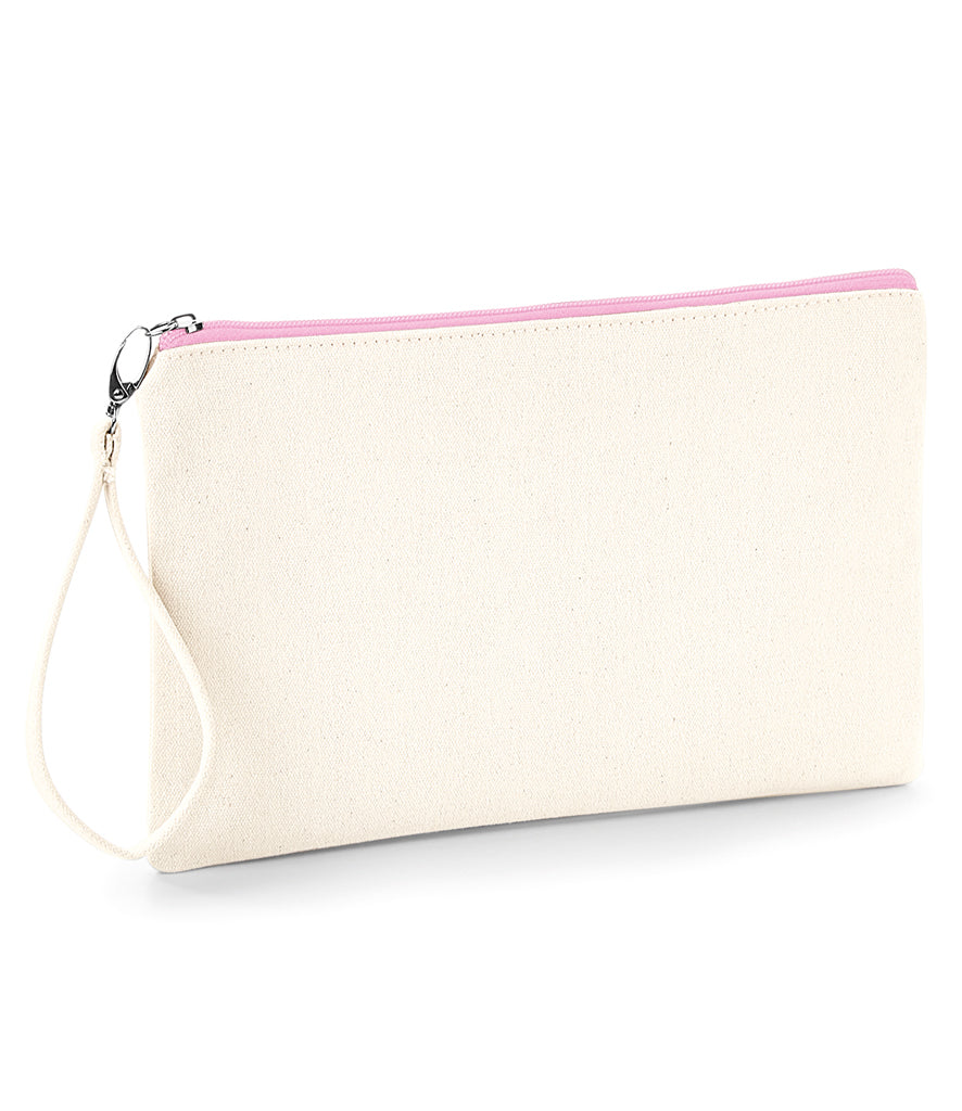 Canvas Wristlet Pouch