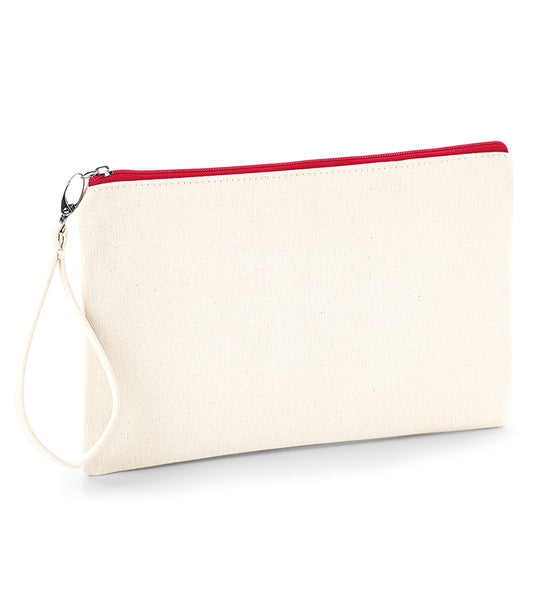 Canvas Wristlet Pouch