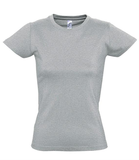 Ladies Personalised T-shirt (White, Greys and Blacks)