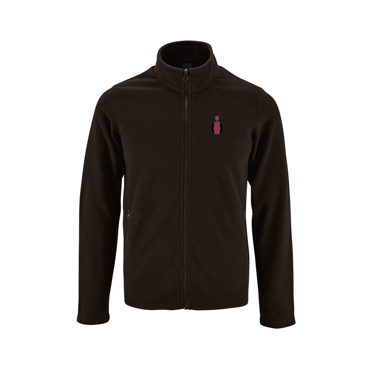 Mens All Seasons Racing Club Embroidered Fleece Jacket - Clothing - Hacked Up