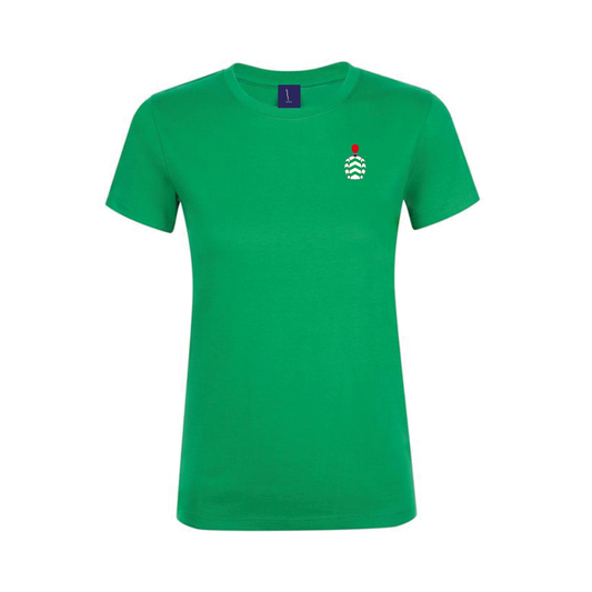 Ladies Bective Stud Embroidered T-Shirt - Clothing - Hacked Up