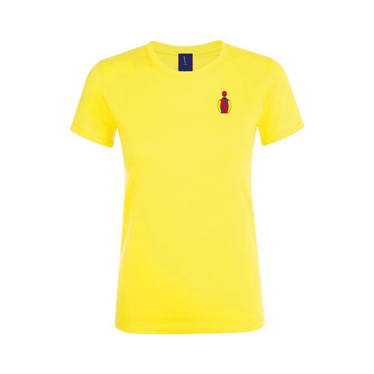 Ladies Brocade Racing Embroidered T-Shirt - Clothing - Hacked Up