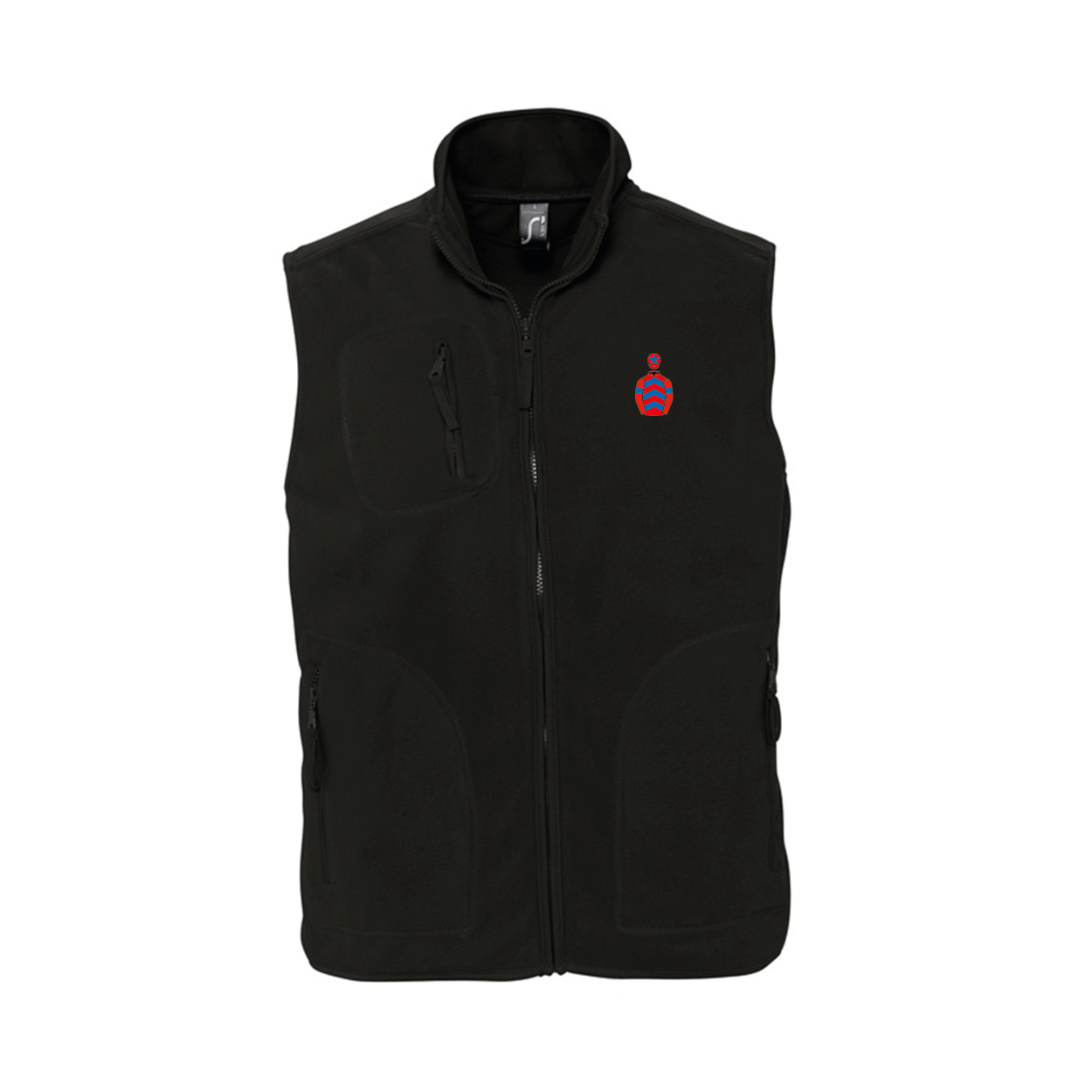 Unisex Mrs Caroline Mould Embroidered Fleece Bodywarmer - Clothing - Hacked Up
