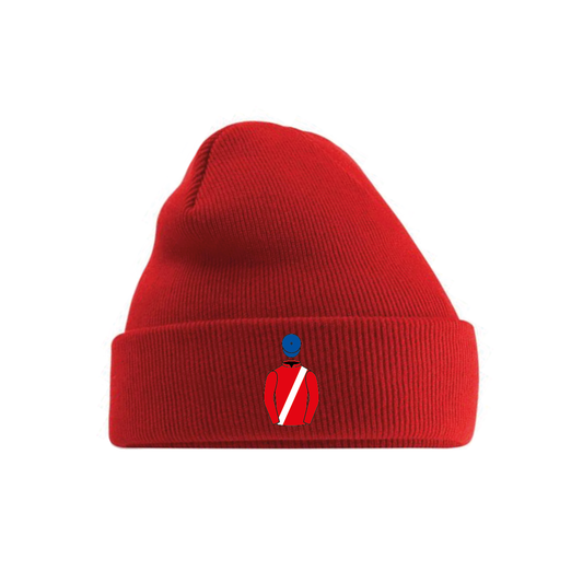 Cheveley Park Stud Embroidered Cuffed Beanie - Hacked Up