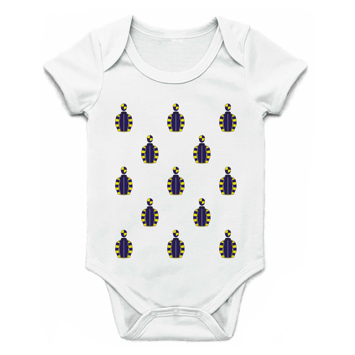 Matt Watkinson Racing Club Multiple Silks Baby Grow - Baby Grow - Hacked Up
