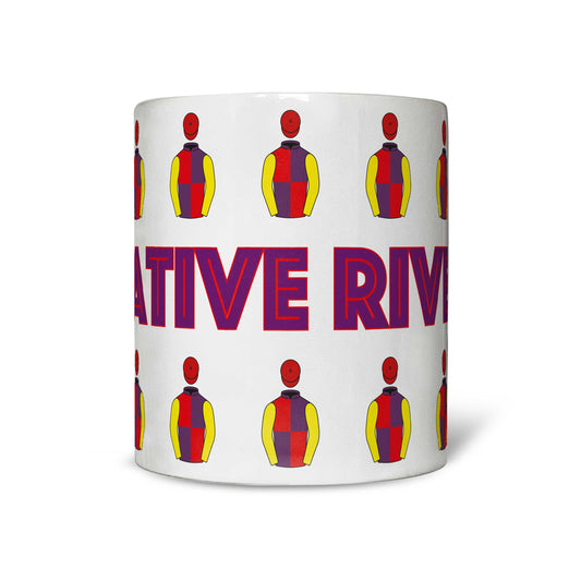 Brocade Racing Mug with Name - Hacked Up