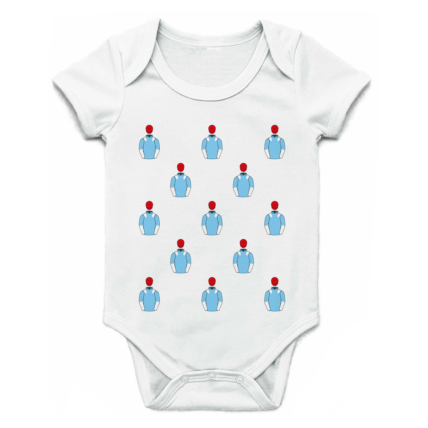 Foxtrot Racing Multiple Silks Baby Grow - Baby Grow - Hacked Up