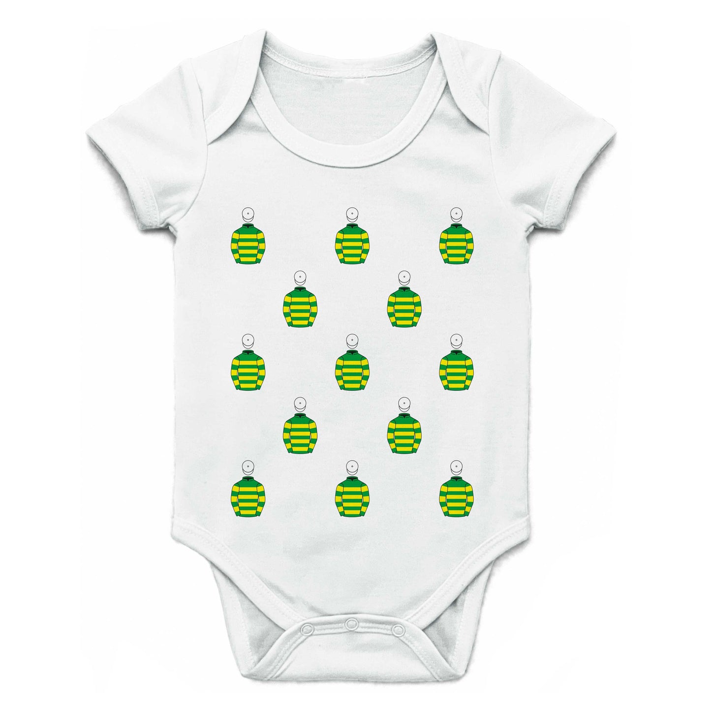 J P McManus Multiple Silks Baby Grow - Baby Grow - Hacked Up