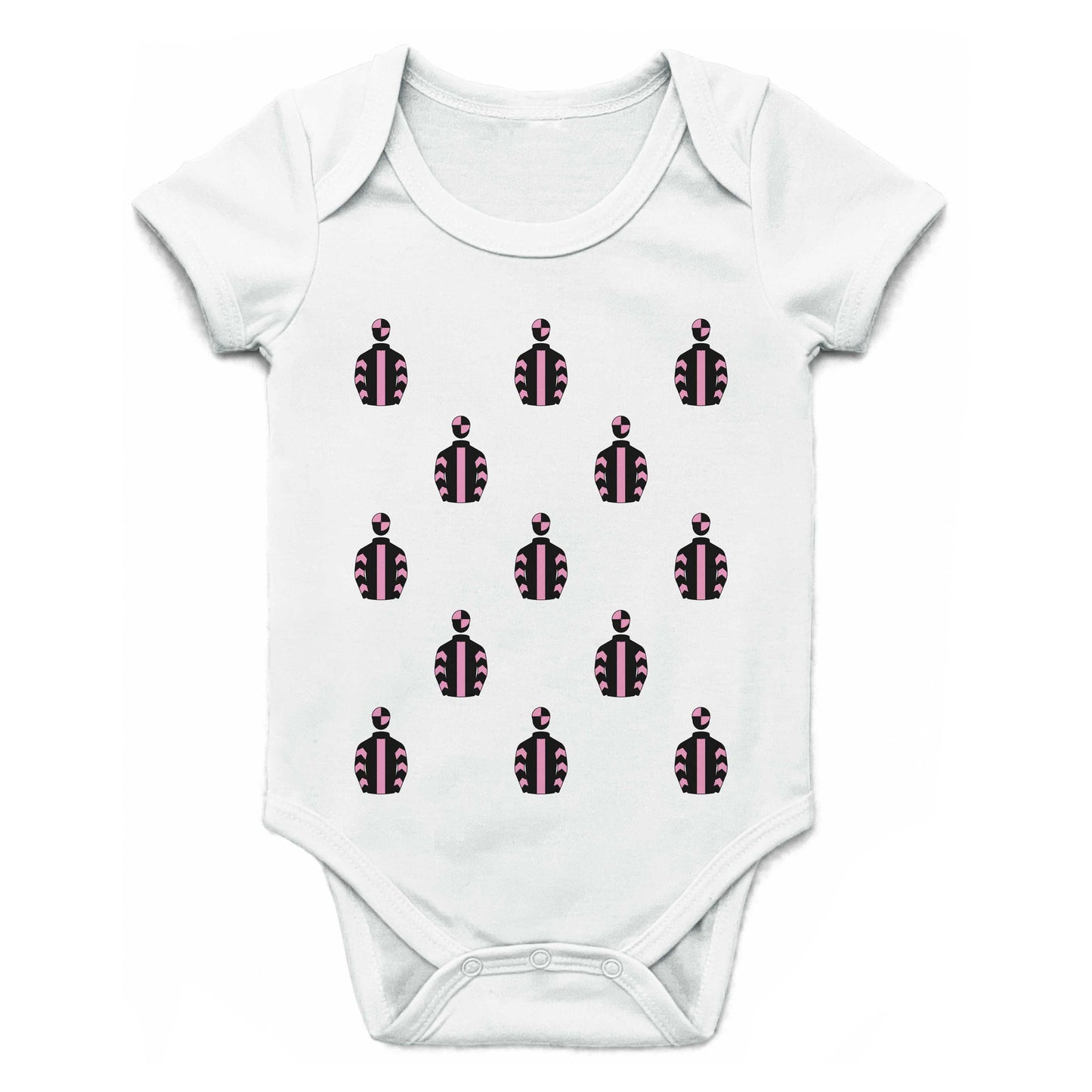 Julie And Phil Martin Multiple Silks Baby Grow - Baby Grow - Hacked Up
