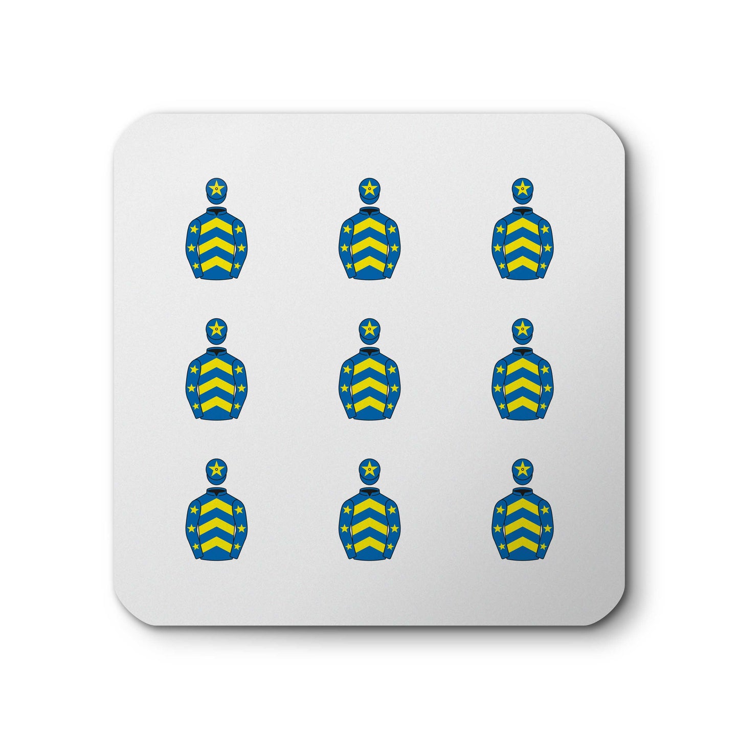 Michael Geoghegan Horse Racing Ceramic Coaster with Cork Base - Hacked Up Horse Racing Gifts