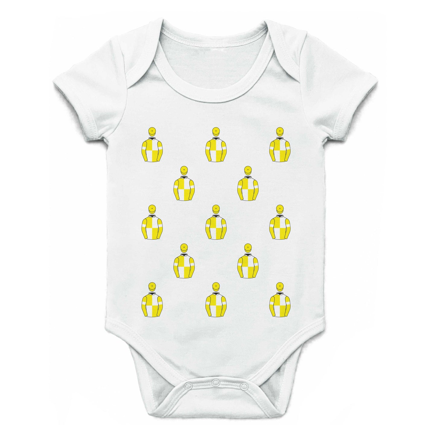Ontoawinner syndicate Multiple Silks Baby Grow - Baby Grow - Hacked Up