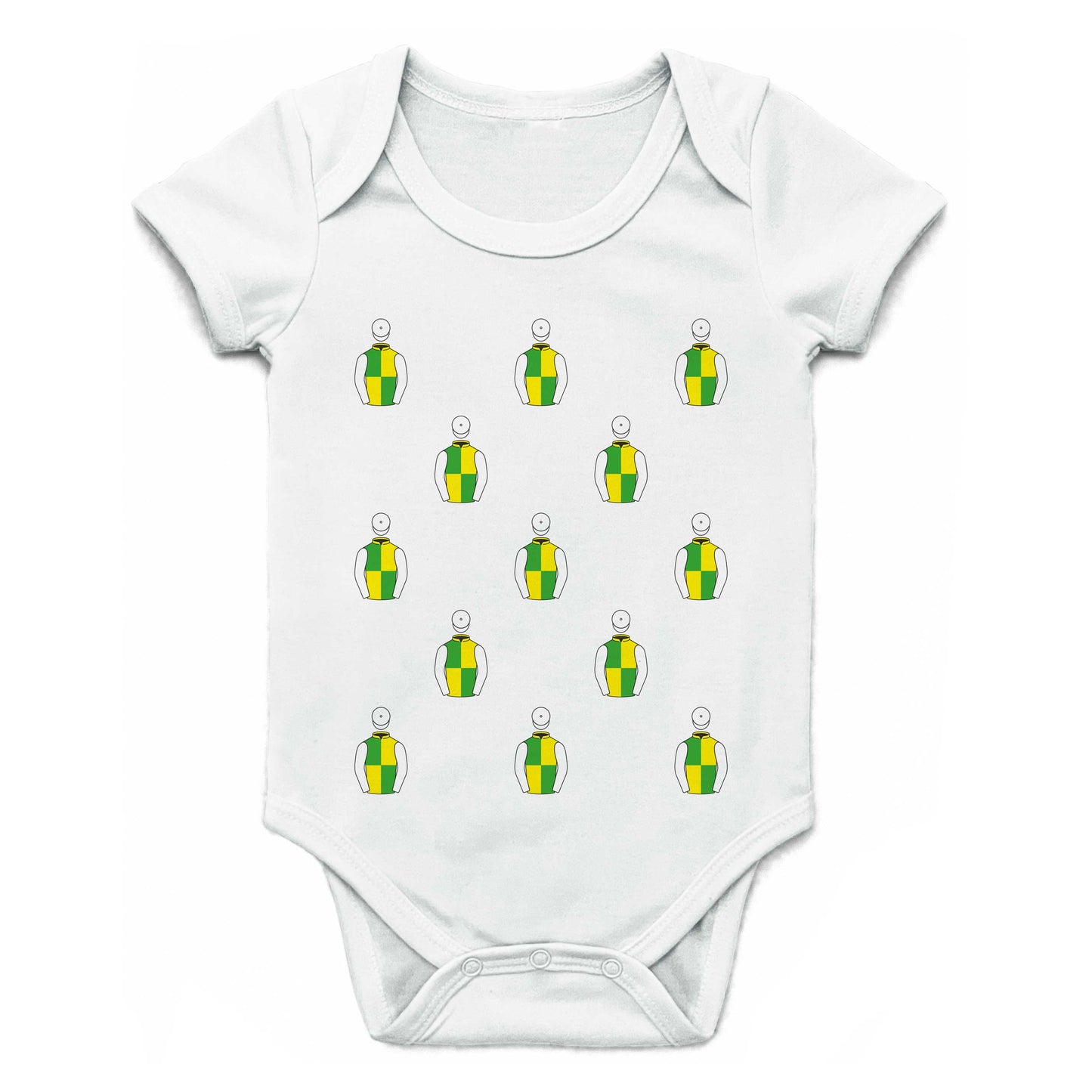 Trevor Hemmings Multiple Silks Baby Grow - Baby Grow - Hacked Up