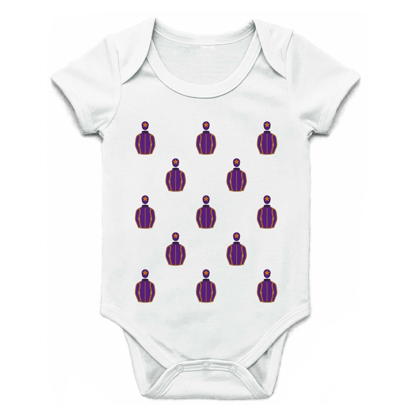 Wicklow Bloodstock (Ireland) Ltd Multiple Silks Baby Grow - Baby Grow - Hacked Up