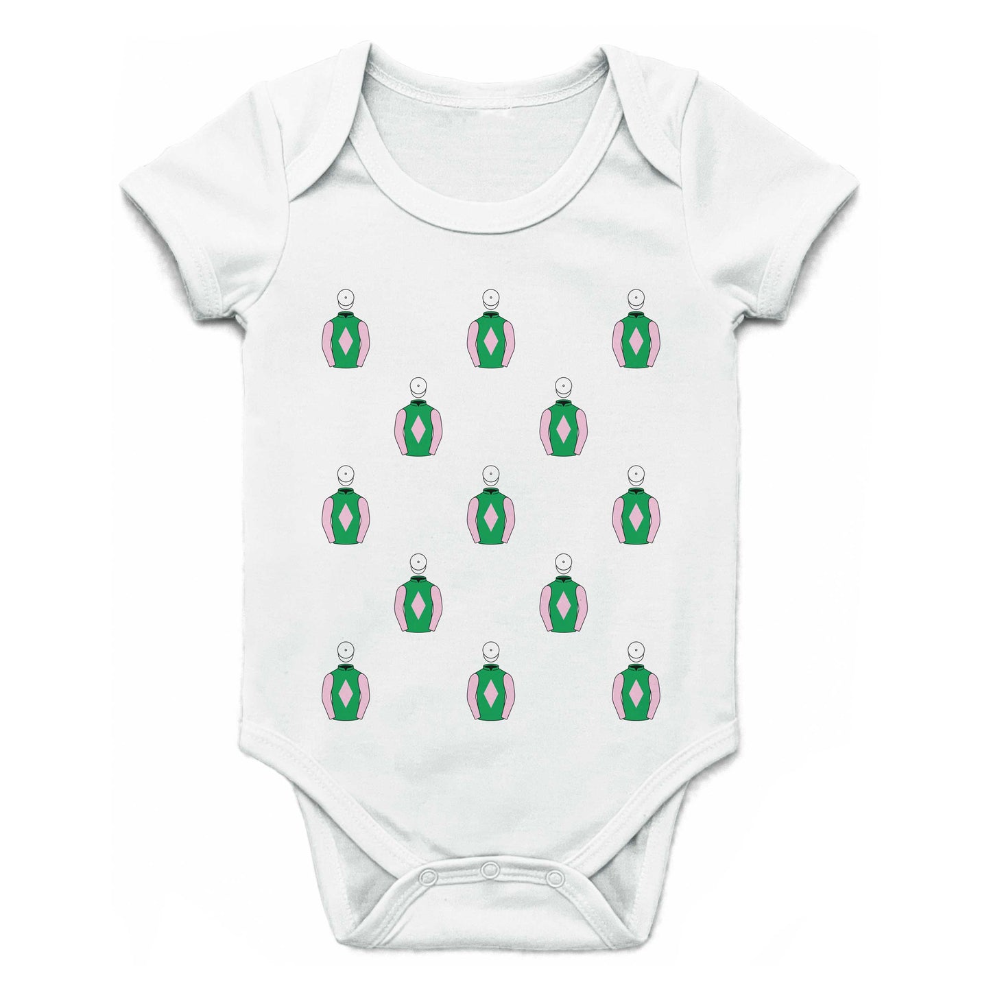 Mrs Mullins, David Manasseh, Robert Brown Multiple Silks Baby Grow - Baby Grow - Hacked Up
