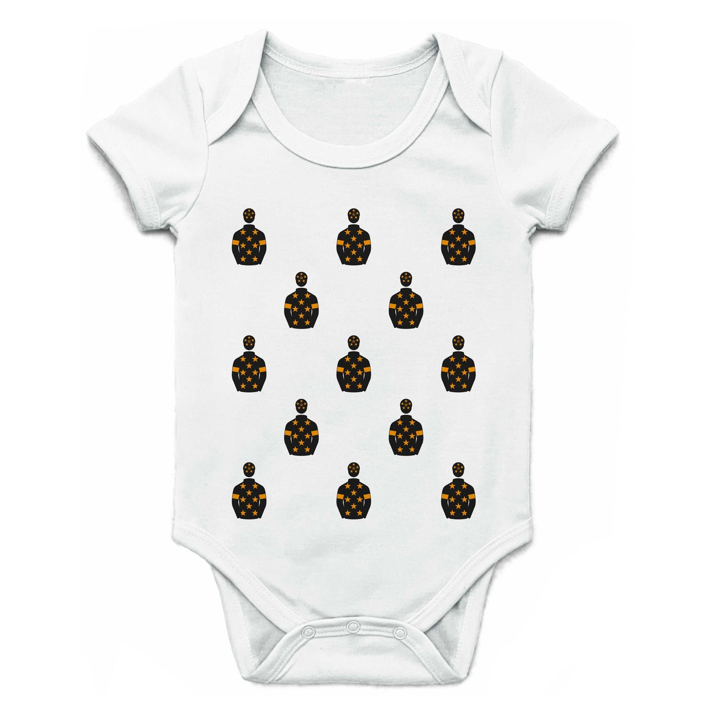 Chris Kiely Racing Ltd and J Tomkins Multiple Silks Baby Grow - Baby Grow - Hacked Up