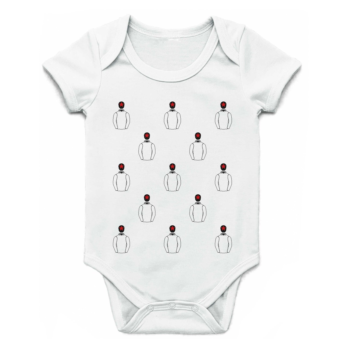 Syndicates.Racing Multiple Silks Baby Grow - Baby Grow - Hacked Up