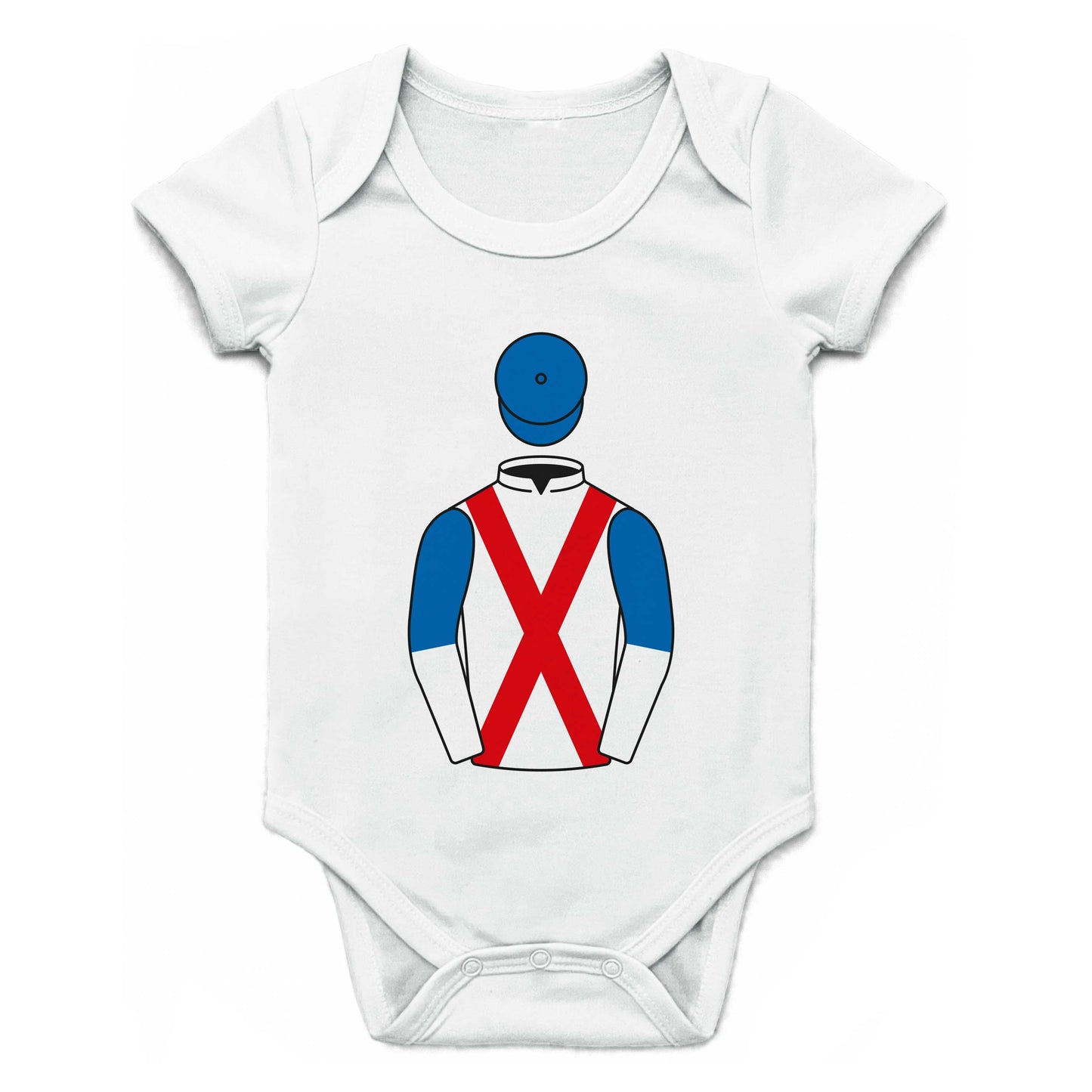 The British Racing Club Single Silks Baby Grow - Baby Grow - Hacked Up