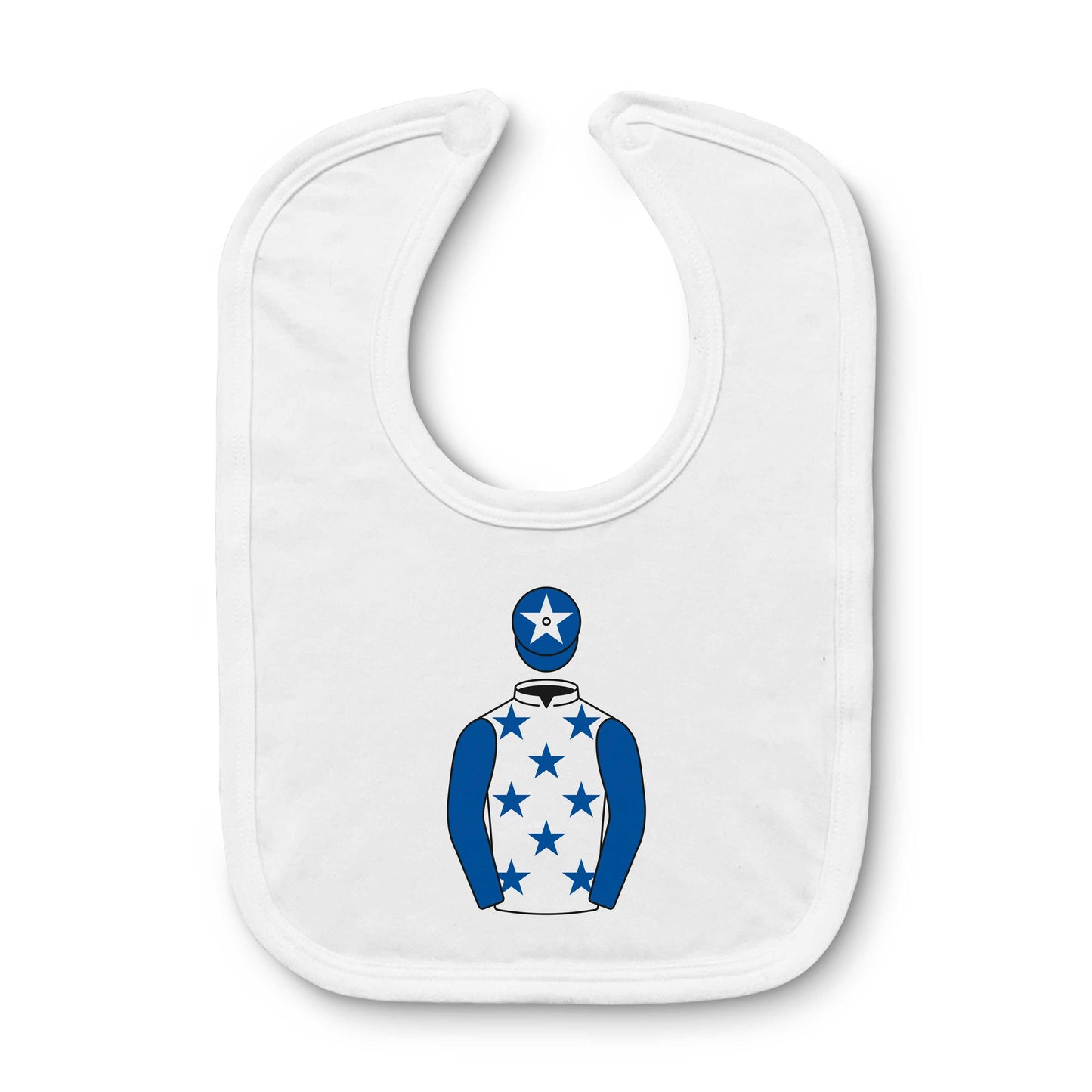 Coral Champions Club Baby Bib - Baby Bib - Hacked Up