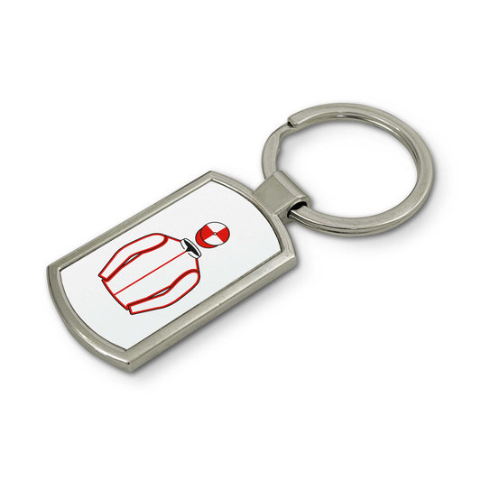 HP Racing Who Dares Wins Keyring - Keyring - Hacked Up