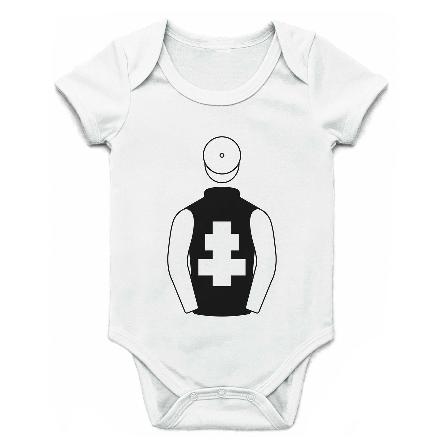 Mike And Eileen Newbould Single Silks Baby Grow - Baby Grow - Hacked Up