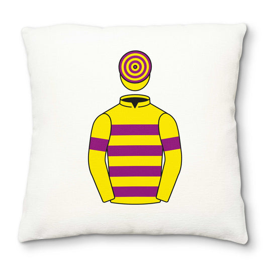 Mr And Mrs J D Cotton Deluxe Cushion Cover - Deluxe Cushion Cover - Hacked Up
