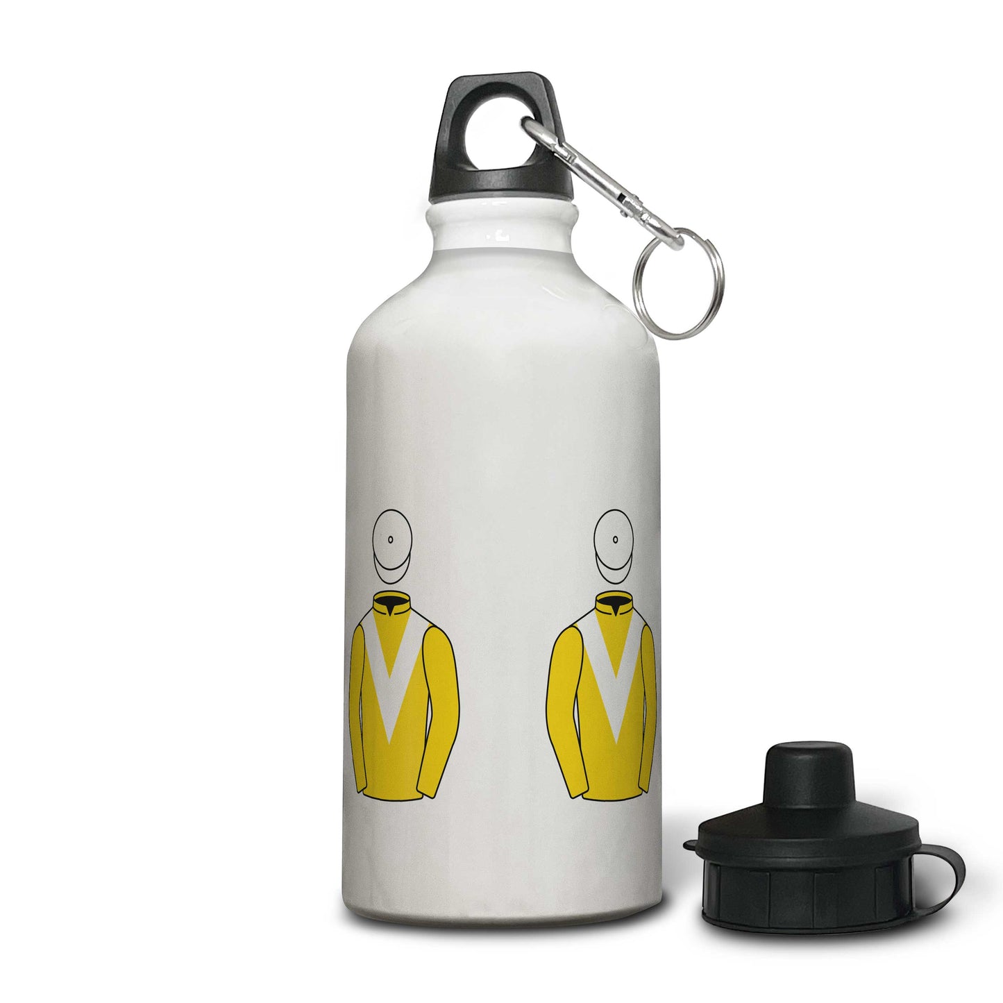 Old Gold Racing Double Lid Bottle - Drinks Bottle - Hacked Up