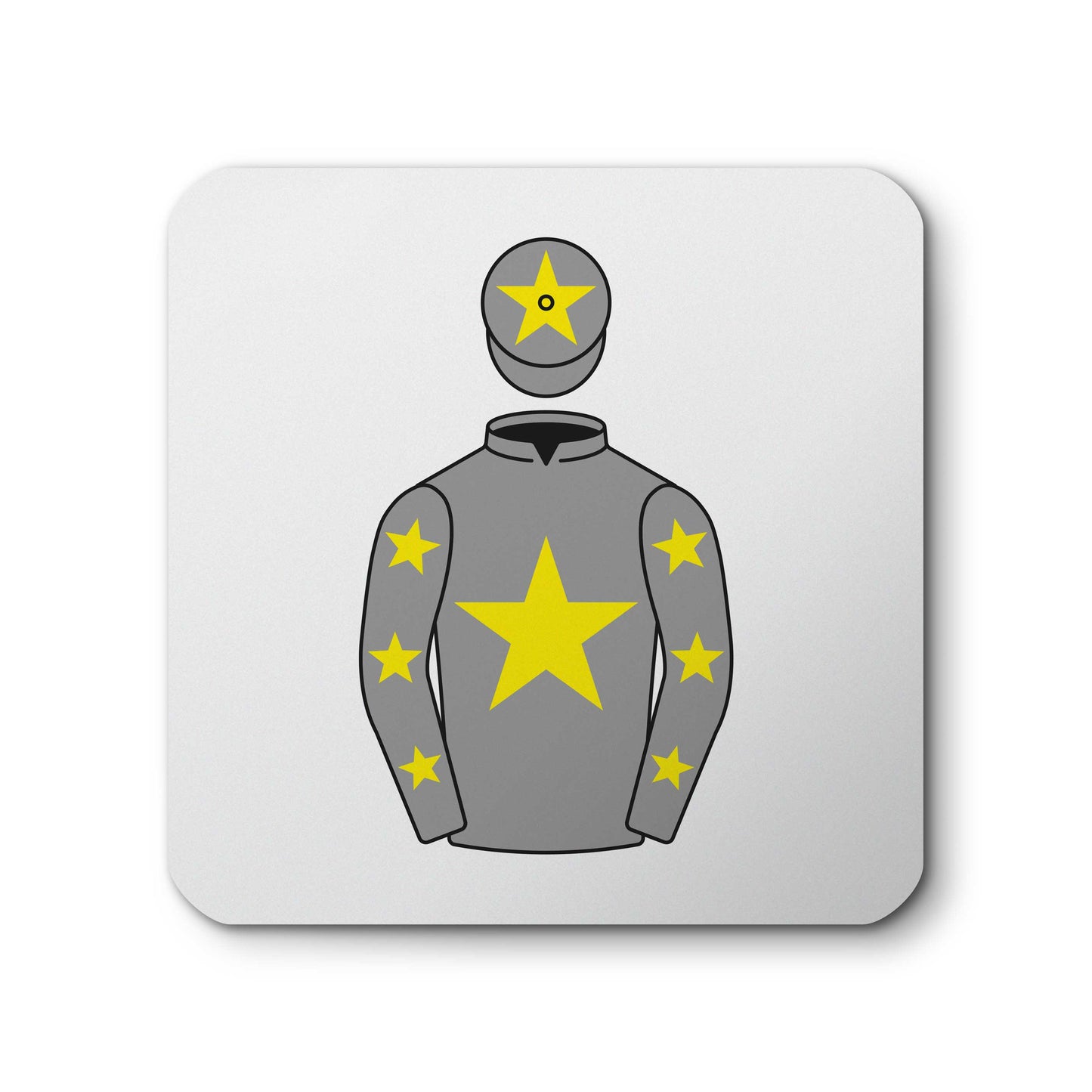 Topspeed Thoroughbreds Ceramic Coaster - Ceramic Coaster - Hacked Up