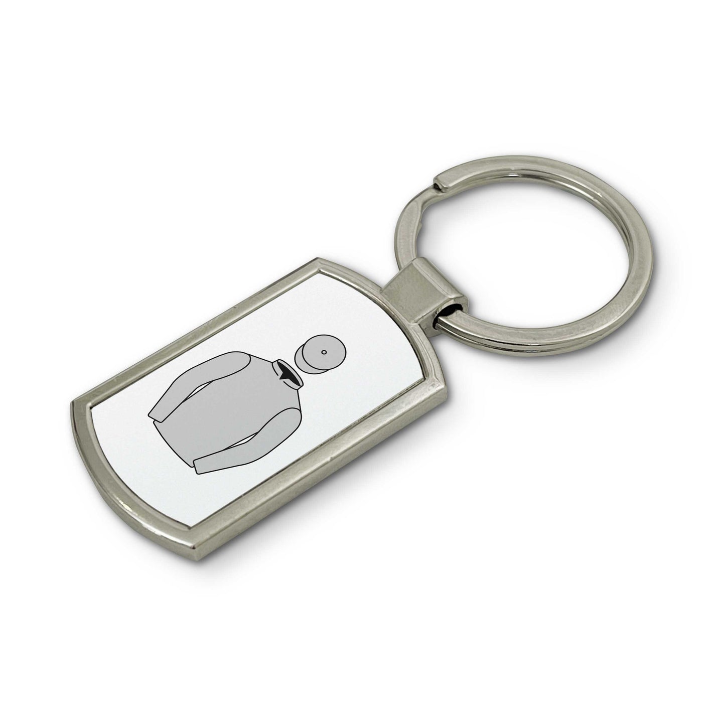 Sheikh Hamdan bin Mohammed Al Maktoum Keyring - Keyring - Hacked Up