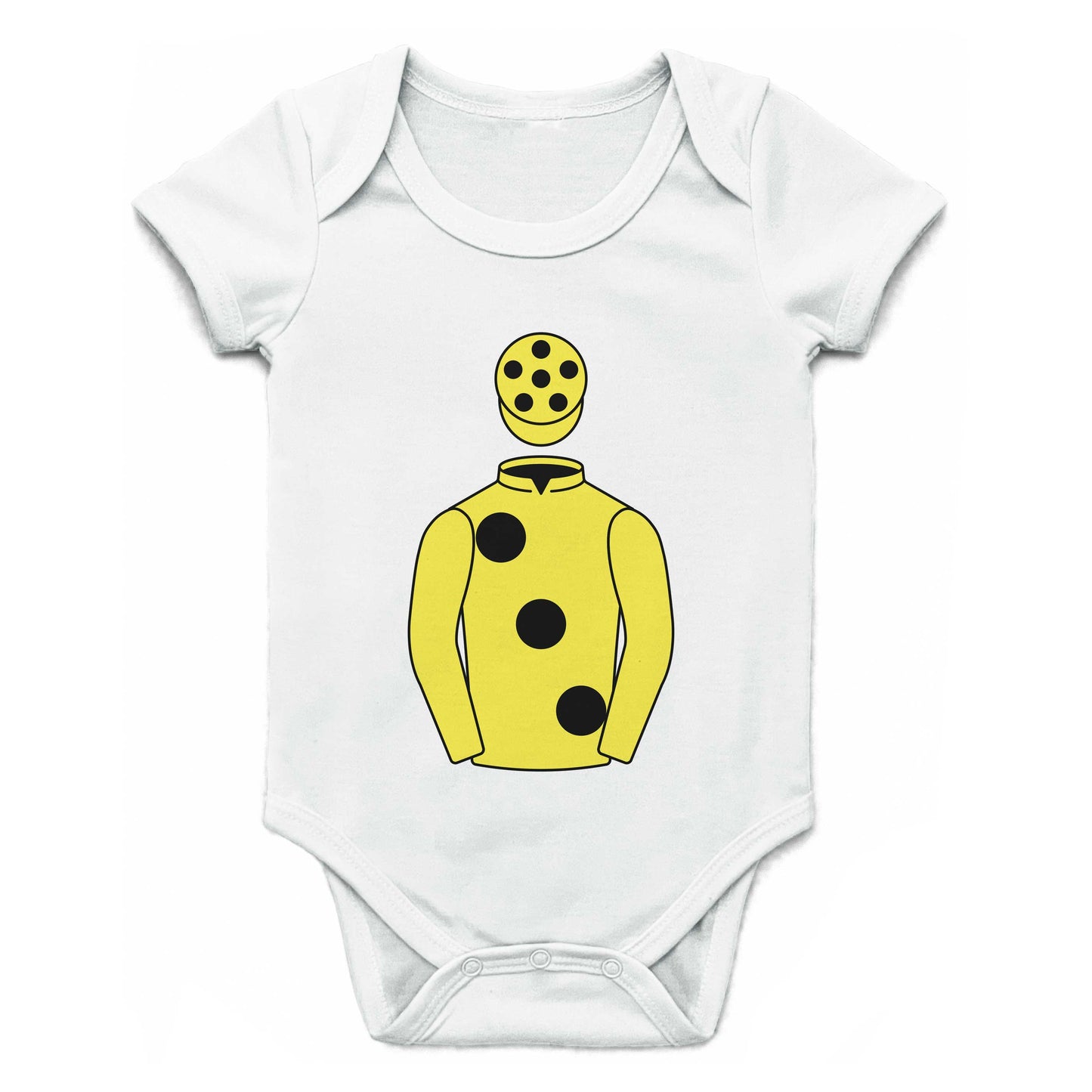Sheikh Mohammed Obaid Al Maktoum Single Silks Baby Grow - Baby Grow - Hacked Up
