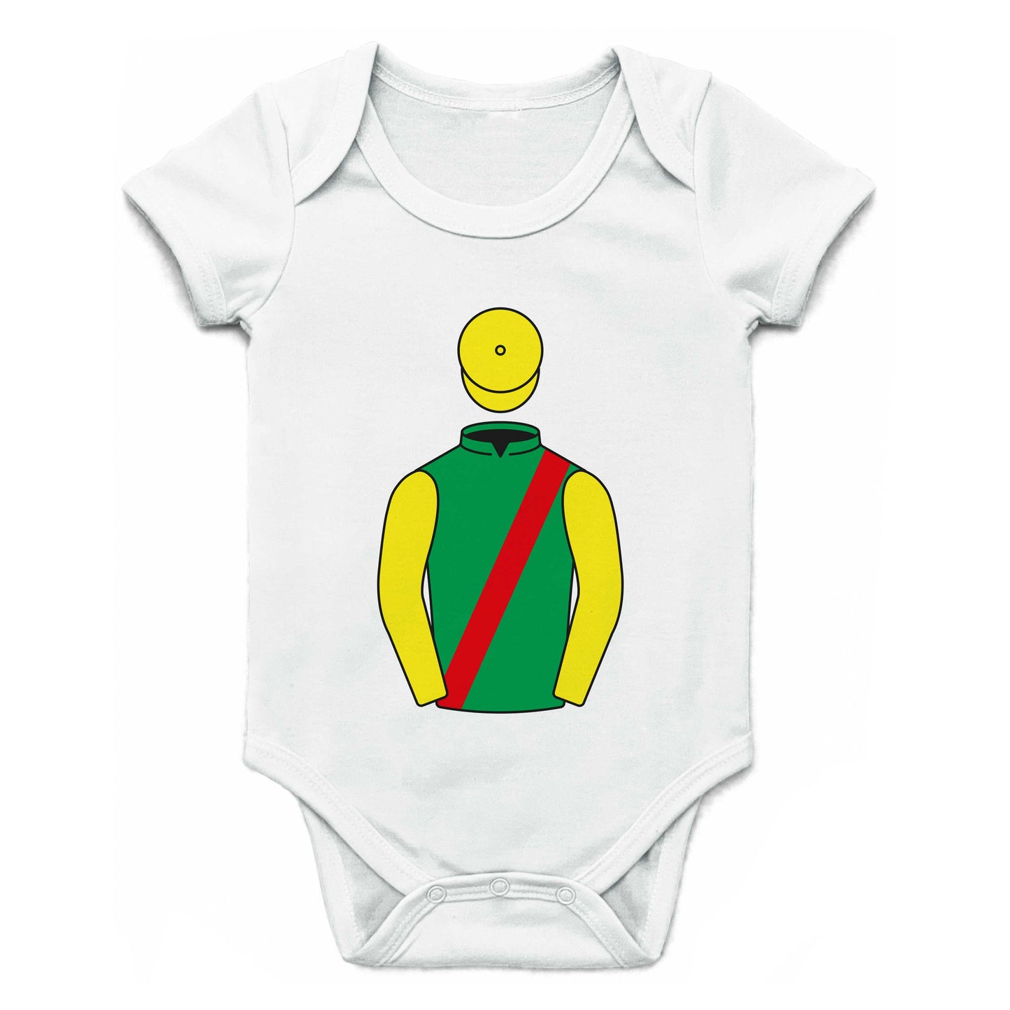 Mrs A M Swinburn Single Silks Baby Grow - Baby Grow - Hacked Up