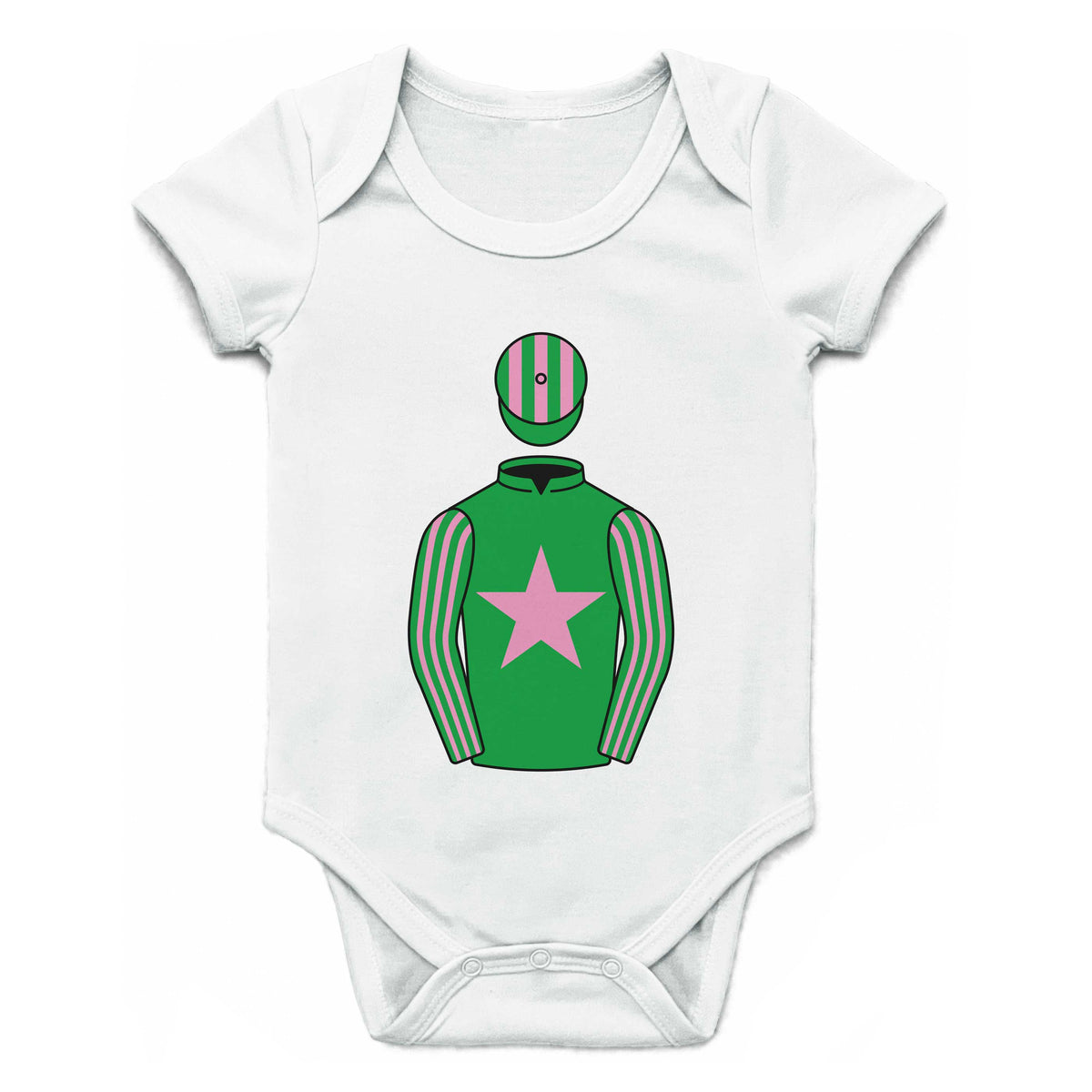 Gary and Linnet Woodward Single Silks Baby Grow - Baby Grow - Hacked Up