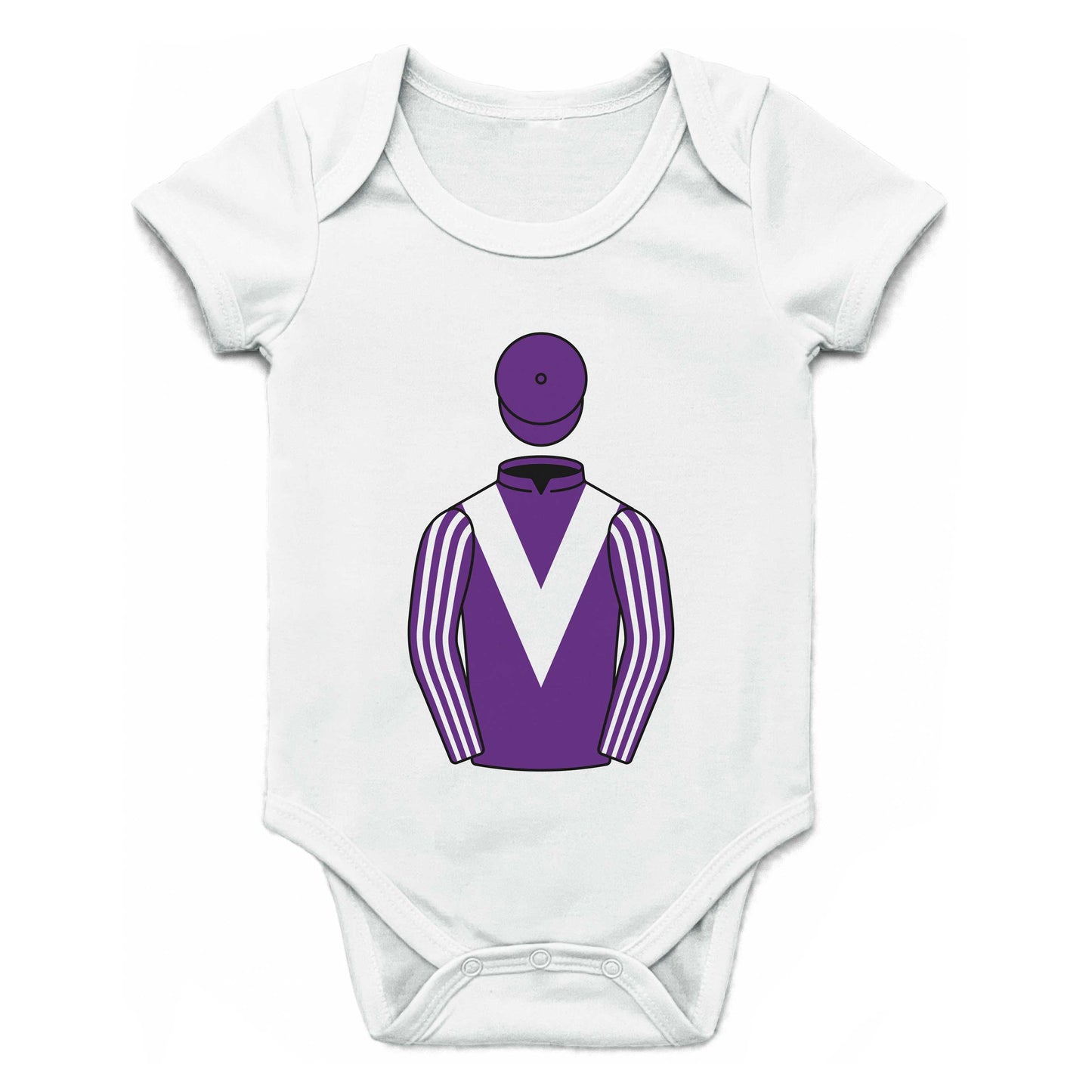 Halycon Thoroughbreds Single Silks Baby Grow - Baby Grow - Hacked Up