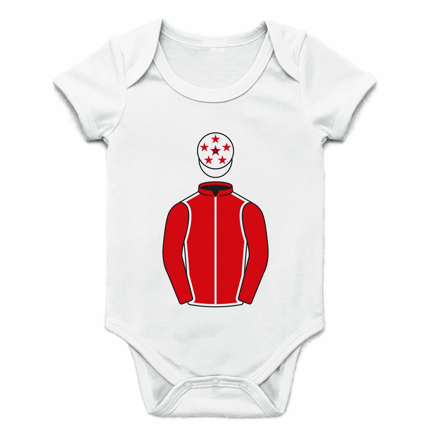 Mrs B V Sangster, J Wigan and O Sangster Single Silks Baby Grow - Baby Grow - Hacked Up