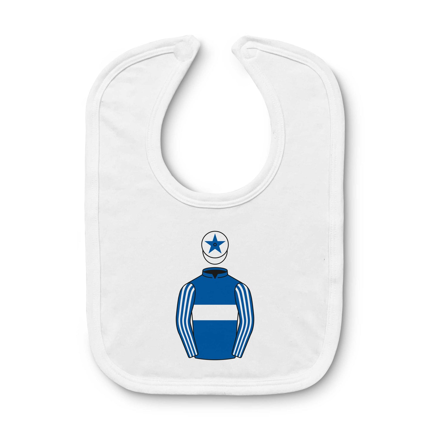 King Power Racing Baby Bib - Baby Bib - Hacked Up