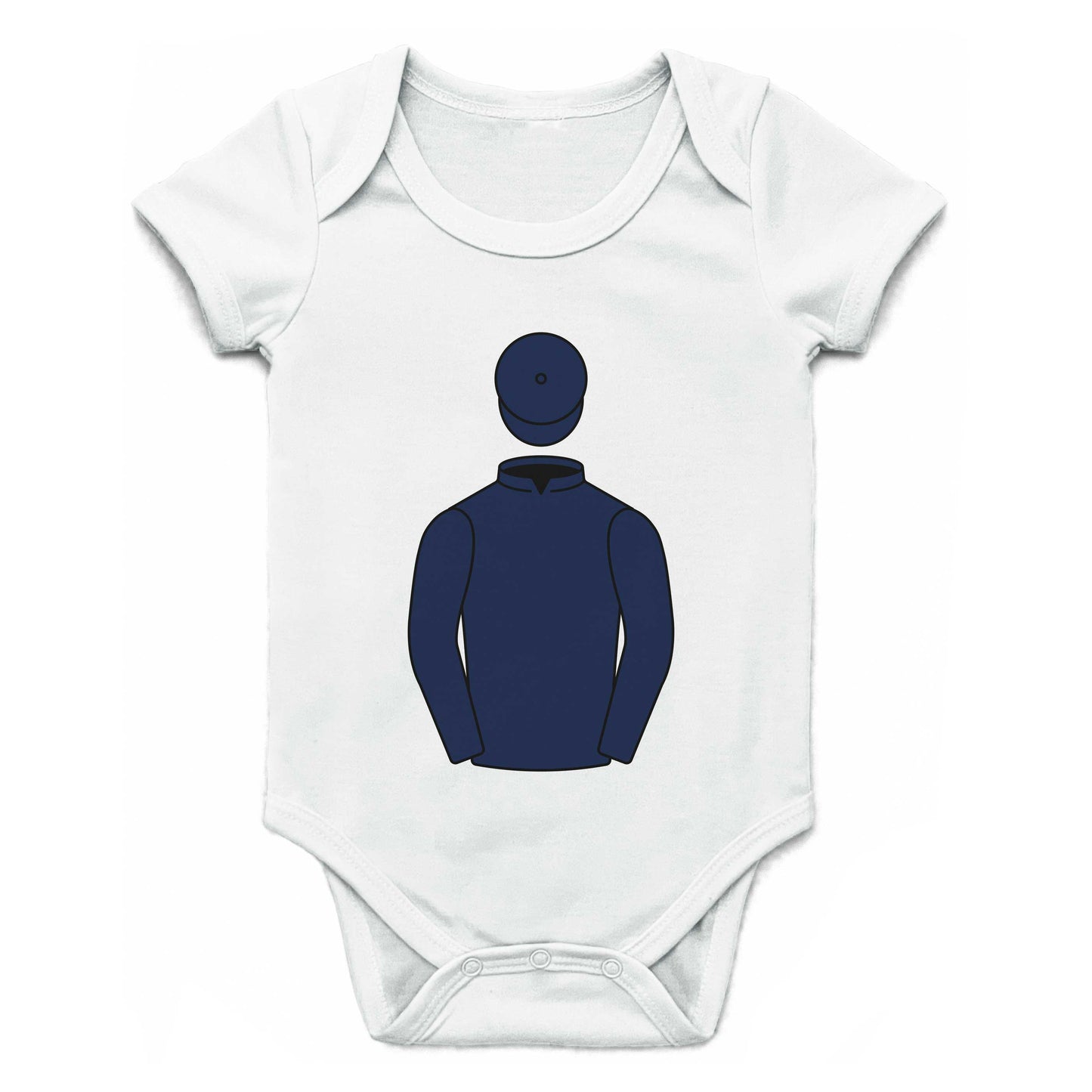 Michael Tabor, Derrick Smith & Susan Magnier Single Silks Baby Grow - Baby Grow - Hacked Up
