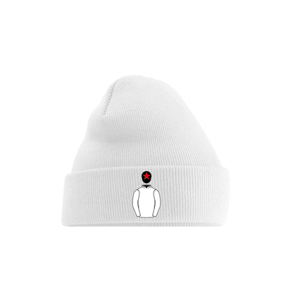 Syndicates.Racing Embroidered Cuffed Beanie - Hacked Up