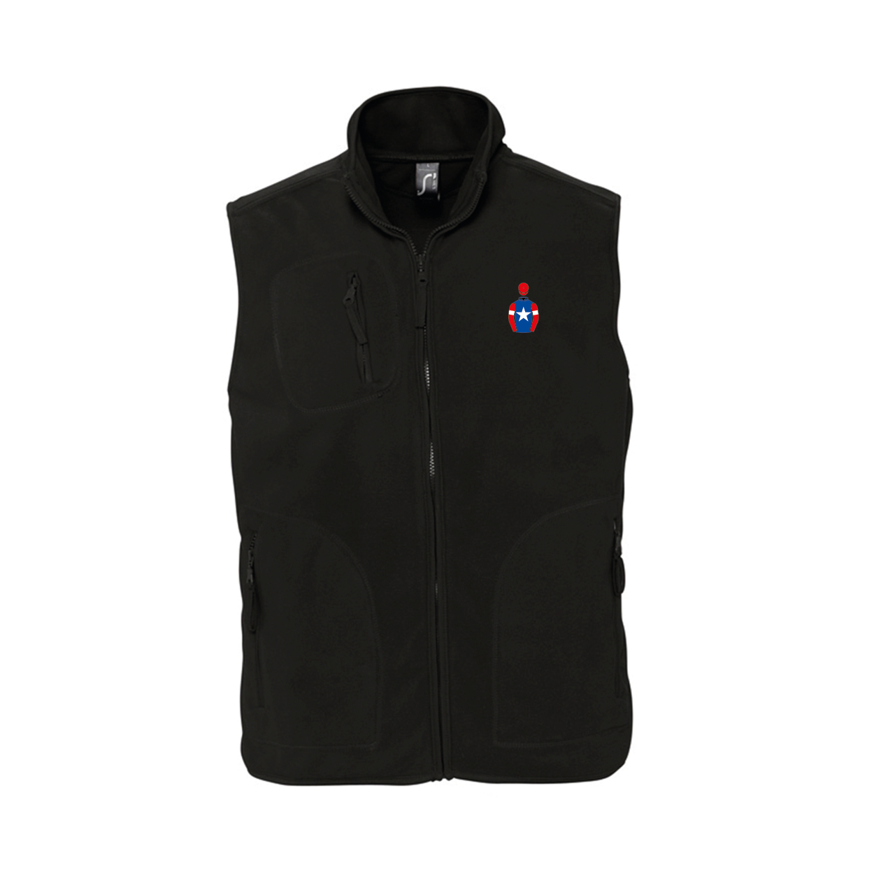 Unisex The Racing Emporium Embroidered Fleece Bodywarmer - Clothing - Hacked Up