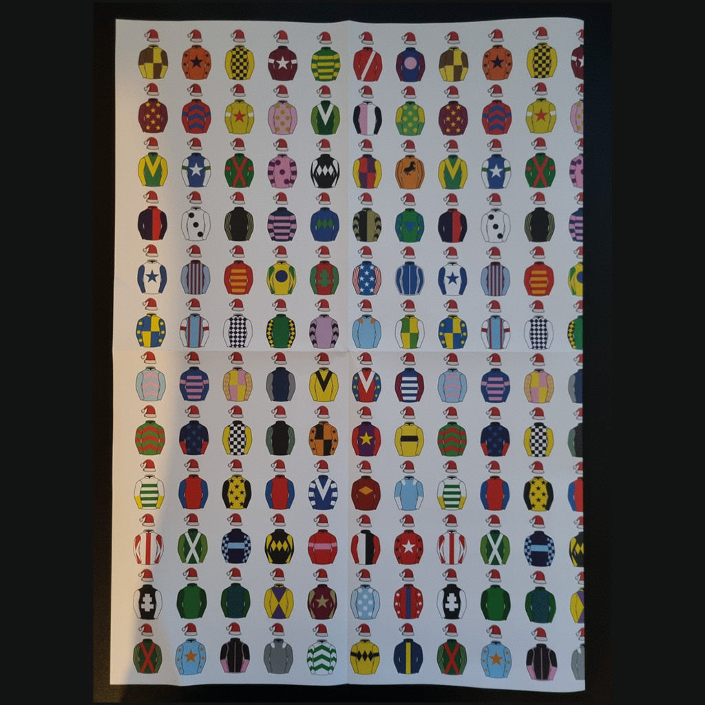 Jockey Silks Wrapping Paper - Hacked Up