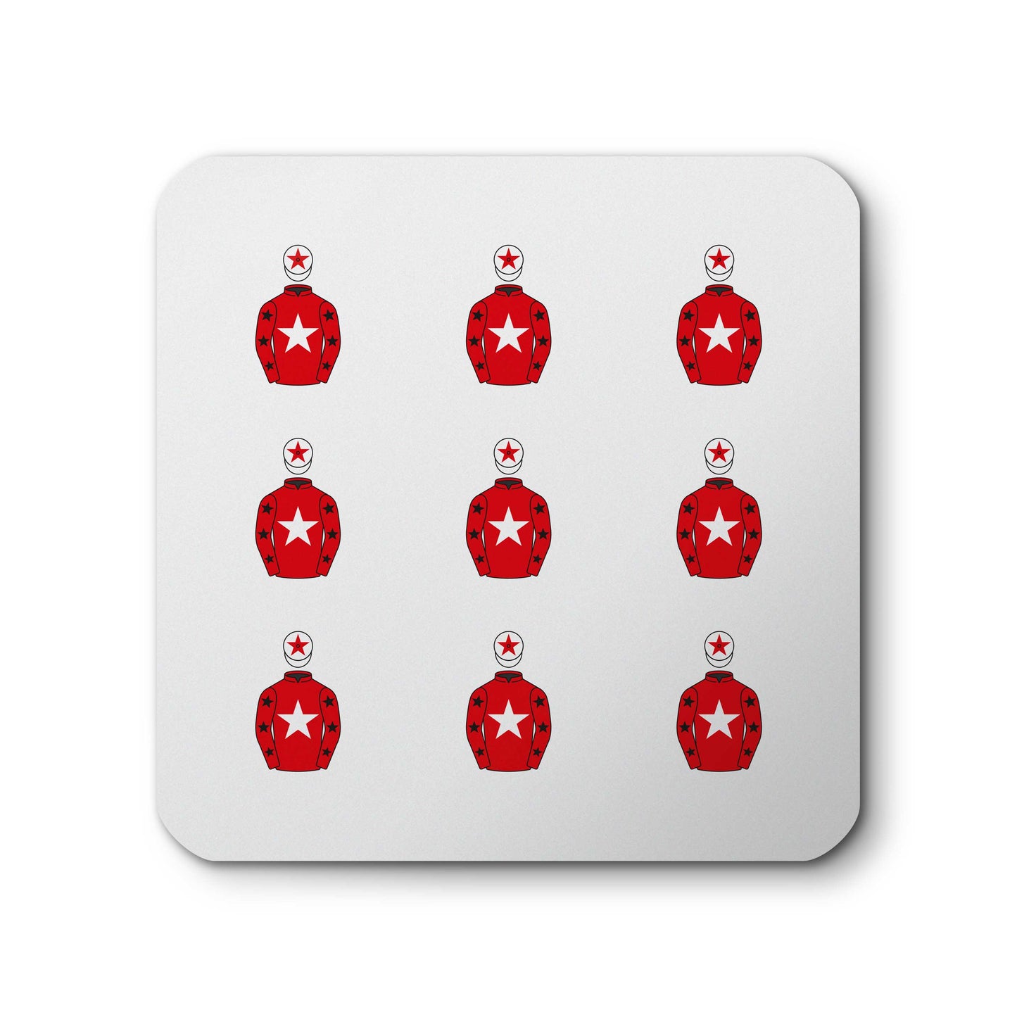S Such And CG Paletta Horse Racing Ceramic Coaster with Cork Base - Hacked Up Horse Racing Gifts